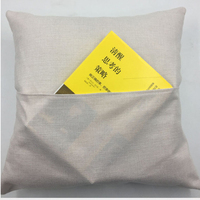 Housses d'oreiller à Sublimation, couvre-oreiller vierge, avec poche, imprimable, à faire soi-même, prix d'usine