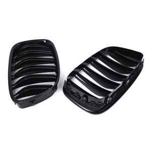 Parrilla Delantera Negra para BMW Serie 5 GT F07, Diseño de Doble Línea, Plástico ABS - Product Image 1