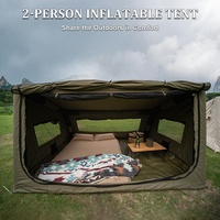 Tienda de Campaña Inflable, 4.5 ㎡   Interior espacioso con grandes ventanas de TPU, material impermeable avanzado para uso en todo tipo de clima.