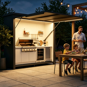 Conjunto <span class=keywords><strong>de</strong></span> Parrilla Modular Personalizada <span class=keywords><strong>de</strong></span> Acero Inoxidable Prefabricada con Horno, Mueble <span class=keywords><strong>de</strong></span> <span class=keywords><strong>Cocina</strong></span>, Isla <span class=keywords><strong>de</strong></span> <span class=keywords><strong>Cocina</strong></span> Exterior, <span class=keywords><strong>Cocina</strong></span> Exterior Completa - Product Image 1