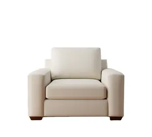 2024 Modern Nordic Sherpa White Fabric Arm Chair Accent Chair For Living Room