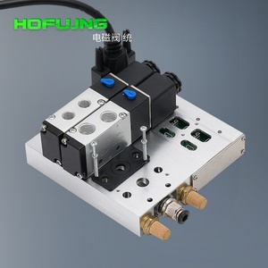Válvula Solenoide Neumática Integrada Enchufable 4V210 de Aleación de Aluminio Resistente a la Corrosión DC24V - Product Image 5