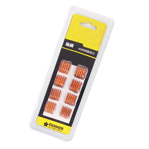 FANNER A8 Dissipateur thermique en cuivre pur, 8 pièces, pour mémoire graphique, carte mère, équipement de surveillance de plaque à induction - Product Image 1
