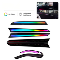 Kit d'éclairage d'ambiance décoratif multi-styles pour Audi A4L B8 Q5 2009-2017, LED 64 couleurs, amélioration intérieure, produit phare