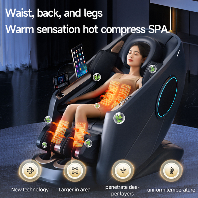 Massage Chair - Home Space Pod 2026 - Full Body Fully Automatic Multi-functional Zero Gravity Electric Smart Massage Sofa - Gift