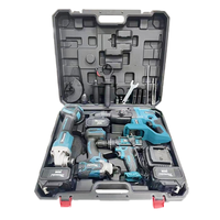 Kit combiné d'outils sans fil 5-en-1 personnalisable 48V avec moteur sans balais, perceuses à vitesse variable, boîte OEM, pour réparation DIY