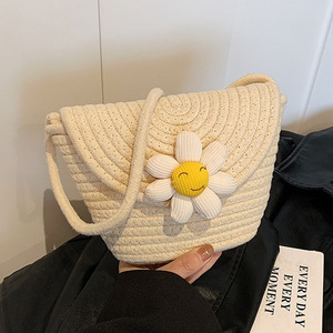 Bolsos tejidos de verano, bolsos pequeños para salidas a la playa, bolsos de viaje, bolsos bonitos para mujer, bolsos de hombro, bolsos cruzados, bolsos para teléfono móvil - Product Image 1
