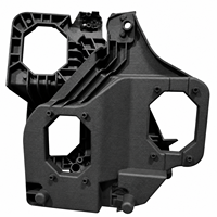Service d'impression 3D personnalisé en nylon SLS, boîtier en plastique noir PA12, prototypage de précision, fabrication de pièces complexes
