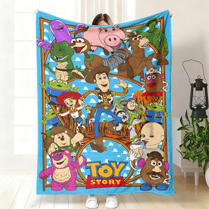 Manta de Felpa Ultra Suave con Estampado de Personajes de Dibujos Animados, Manta de Franela Personalizada, Cobija de Felpa para Cama - Product Image 5