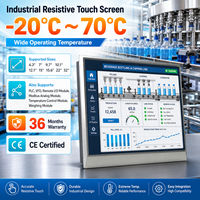 Écran HMI TFT LCD résistif industriel Mochuan 7 pouces MC4070E avec boîtier Ethernet pour contrôle PLC