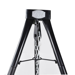 Charbon de bois extérieur <span class=keywords><strong>barbecue</strong></span> <span class=keywords><strong>suspendu</strong></span> balançoire gril <span class=keywords><strong>Barbecue</strong></span> chaîne suspendue trépied gril avec support de bol de feu - Product Image 2