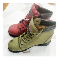 Chaussures de travail en cuir pour femmes, antidérapantes, de sécurité, de marque, référence 260716