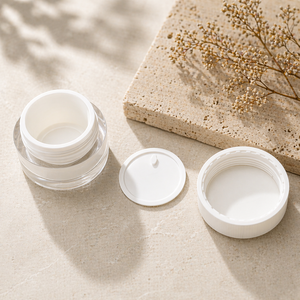 Pot Airless Design Original 15ml en PP, Pot à Crème Sous Vide, Pot à Crème Essentielle avec Pompe, Vide, pour Cosmétiques et Soins de la Peau - Product Image 3