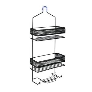 Organisateur de <span class=keywords><strong>Douche</strong></span> Suspendu Antirouille Sans Perçage pour Salle de Bain avec Crochets - Product Image 2