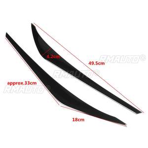 Paire de moulures décoratives en ABS pour phares de voiture Hyundai Elantra AD 2016 2017 2018, autocollant de style automobile - Product Image 5