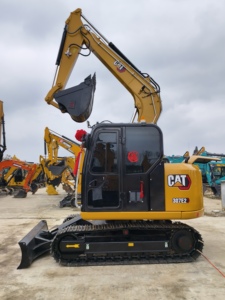 Mini-excavatrice Caterpillar Cat307E2 d'occasion de 8 tonnes, modèle Cat307C, pour usage agricole, avec certifications EPA et CE. - Product Image 3