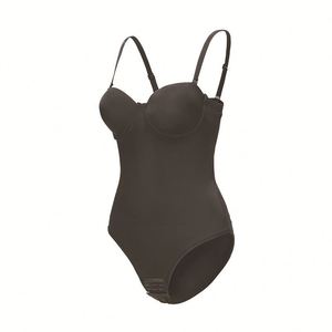 Seamless Control <strong>Bodysuit</strong> Bra <strong>Shapewear</strong> for Plus Size Women <strong>Strapless</strong> Design with Firm Tummy Control Panties - Product Image 6