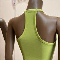 Robe moulante sexy à col en V et dos nu pour femme, couleur unie, coupe ajustée amincissante