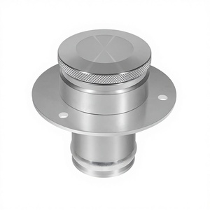 Aluminum Filler Neck 2 O.D. Billet & Cap With Splash Bowl For Custom Fuel Tanks Aluminum Caps