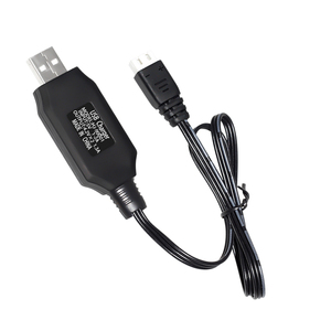 โรงงาน 7.4V 1300mA quadcopter แบตเตอรี่ป้องกันชาร์จเร็ว USB Micro รีโมทคอนโทรลของเล่นชาร์จสาย - Product Image 1