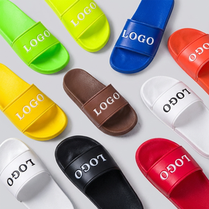 Sandalias <span class=keywords><strong>de</strong></span> Ducha para Baño, <span class=keywords><strong>de</strong></span> PVC Grueso con Suela Suave, Logotipo en Relieve Impreso en 3D, Personalizadas con Marca Privada, Venta al Por Mayor - Product Image 1