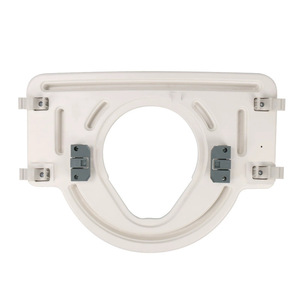 Siège d'aide à la marche avec toilettes intégrées, capacité 150 kg, siège de douche en plastique pour équipement de sécurité de salle de bain - Product Image 5
