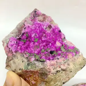 Hot sale beautiful Natural Congo pink Raw Cobalt Calcite Healing Crystal stone for Crystal specimens
