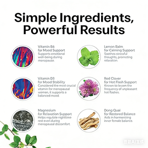 Gummies Premium Isoflavones pour le Soulagement de la Ménopause, Complément Multivitaminé, 60 Gummies, 32 mg, Soutien Naturel pour la <span class=keywords><strong>Santé</strong></span> Féminine - Product Image 5