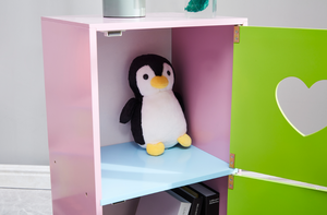 Armoire d'angle de rangement en bois pour enfant, lavabo, organiseur, armoire, personnalisé, amovible, sous le placard, idéale pour l'école maternelle - Product Image 3