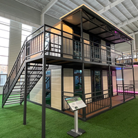 Maison extensible NCC Australie, prête à l'emploi, 20 pieds, 2 étages, maison-conteneur extensible de 20 pieds