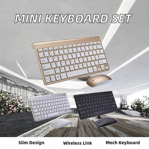 Hot bán 2.4 Gam <span class=keywords><strong>mini</strong></span> không dây chơi Game bàn phím và chuột Set LED Backlit USB giao diện nhà máy trực tiếp bán buôn - Product Image 2