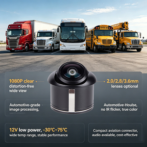 Caméra de recul intégrée discrète 1080P AHD avec vision nocturne couleur Starlight, mini caméra de recul pour camping-car, camion, SUV, ODM - Product Image 5