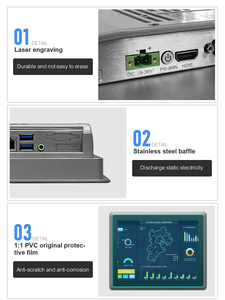 ป้องกันการรบกวน จอภาพ LCD กันน้ำ IP65 แท็บเล็ตพีซีแบบไม่มีพัดลม ระบบสัมผัสอุตสาหกรรม Sk-10.4gb - Product Image 4