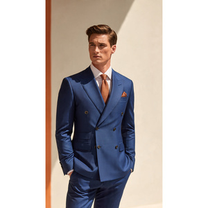 Men's <b>Suit</b> Formal Cotton Silk Regular Fit Custom Size Available - Product Image 2
