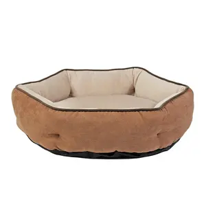 Wholesale Luxury Soft Warming Pet Beds Indestructible Dog Kennel Orthopedic Dog Bed Calming Dog Beds