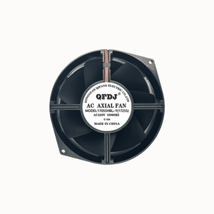 Ventilateur axial QFDJ 18 pouces à pales en fer, roulement à manchon, électrique, noir, pour le refroidissement des stations de charge - Product Image 3