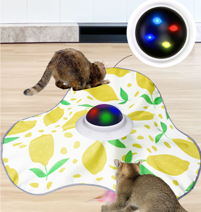 Evcil Hayvan Malzemeleri Fabrikası Örtü Kumaşlı İnteraktif Lüks Plastik Egzersiz Kedisi Oyuncağı Dokunma Aktivasyonlu Otomatik Kızdırıcı Elektrikli - Product Image 1