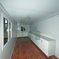 Maisons mobiles pliantes de 40 pieds et 20 pieds, maisons miniatures, maisons préfabriquées en conteneurs, maison préfabriquée à deux chambres, maison en conteneur extensible