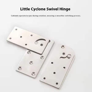 Bisagras de escritorio en forma de L giratorias de 90 grados de alta resistencia, de acero laminado en frío, con apertura lateral, que ahorran espacio, fáciles de instalar - Product Image 4