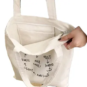 Factory wholesale cheap price reusable canvas shopping eco friendly durable tote organic cotton bag