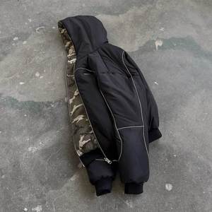 <strong>Men</strong> <strong>Zip</strong> <strong>up</strong> Jacket Streetwear Fashion Clothing Custom Logo Wholesale Manufacturer High Quality Supplier Designer New Styles - Product Image 3