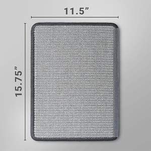 Eco-Vriendelijke Duurzame Verpakking Krabpaal Vervanging Kat Krabben Sisal Mat Grey 2 Pack 16X12 Inch Elk - Product Image 5