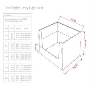 แท่นวางโชว์สินค้าคุณภาพสูงทำจากกระดาษแข็งสำหรับเสื้อยืด แท่นโชว์สินค้าทำจากกระดาษแข็งสำหรับโฆษณา - Product Image 4