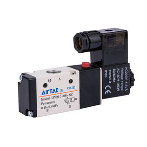 AirTac <span class=keywords><strong>3</strong></span>/2 vías piloto interno 3V210-08 válvula solenoide neumática - Product Image 1