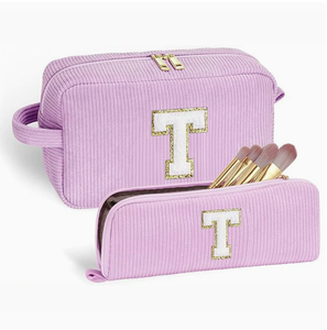 <span class=keywords><strong>Pochette</strong></span> de voyage cosmétique en tissu de serviette avec fermeture éclair, logo personnalisé, adorable, pour adolescentes, cadeau d'anniversaire, pliable - Product Image 3