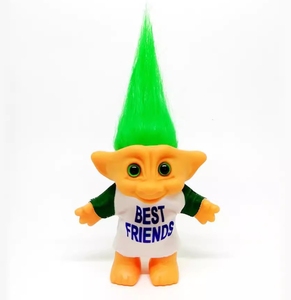 Promotionnel mignon souriant Troll poupée PVC Mini jouet modèle unisexe à collectionner pour la décoration intérieure - Product Image 5