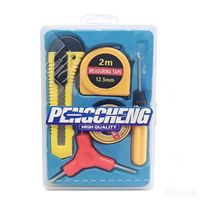 Ensemble d'outils à main A825, Kits d'outils à main, Tournevis, Couteau, Pince, Marteau, Ruban adhésif pour usage quotidien, Produit à 1$, Série 1$ Matériel et outils