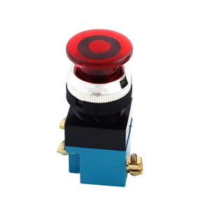 La19 Series <b>Push</b> <b>Button</b> <b>Switch</b> 30mm Diameter 5a 380v Copper Contacts Red Green Fire Retardant Shell - Product Image 4