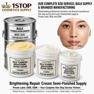 Crème hydratante pour le visage, lotion nourrissante pour la peau, avec code QR. Centre de fabrication mondial de l'industrie de la beauté - Product Image 1