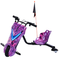 Triciclo Eléctrico de Gran Venta con Rotación de 360 Grados, Motor de 250W y 36V, Crazy Drift Trike para Niños, Coche de Juguete para Montar